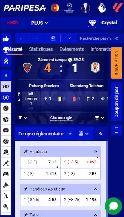 télécharger paripesa cameroun